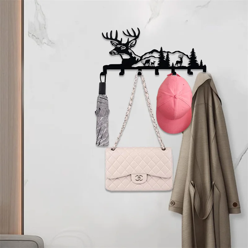  Family entryway home wall key holder metal keys organizefor mount hanging key rack hooks hallway decor 5