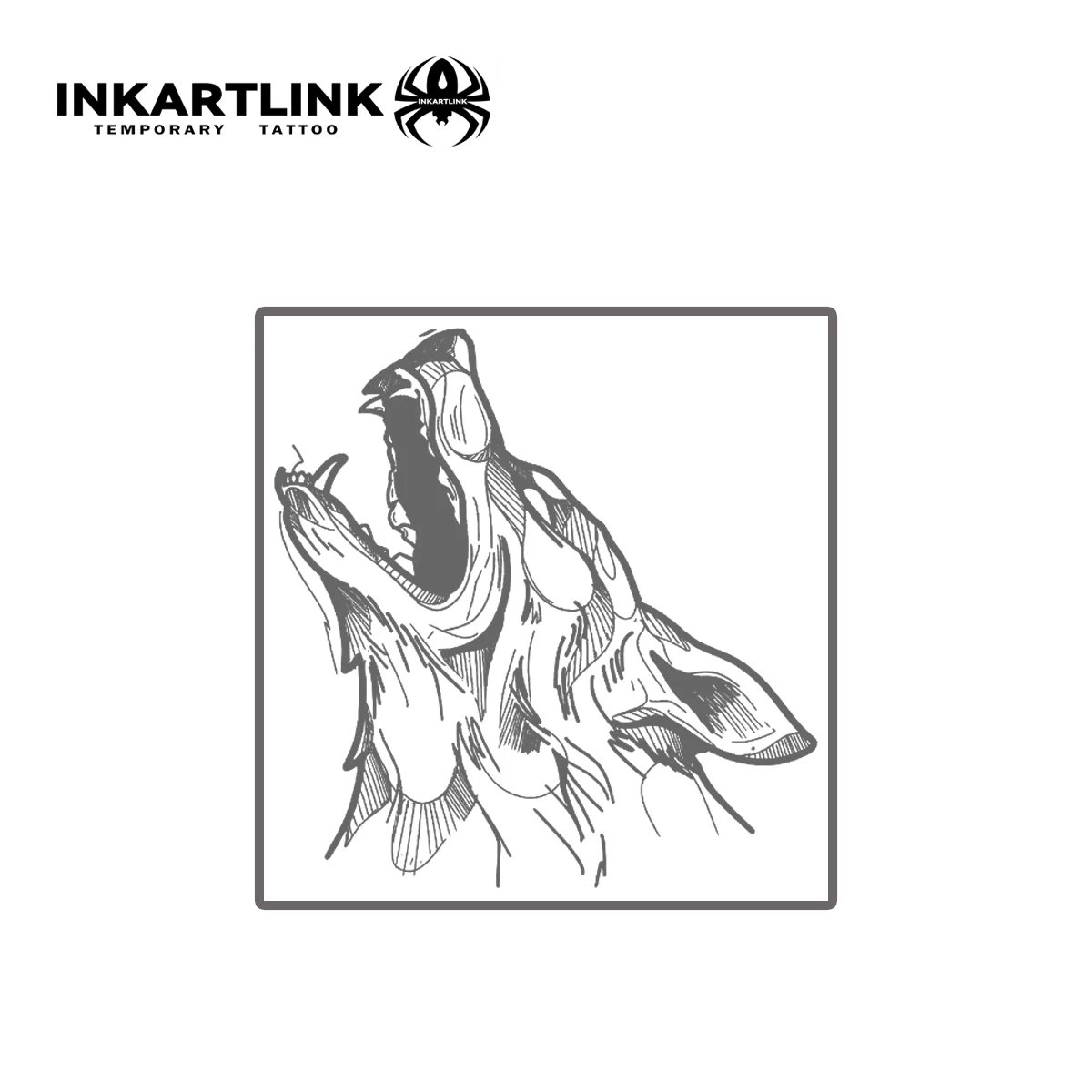 Etiqueta engomada del tatuaje temporal de la cabeza del lobo, tatuaje  mágico impermeable, dura hasta 15 días tatuaje falso, tatuaje  semipermanente - AliExpress, image size:1200x1200