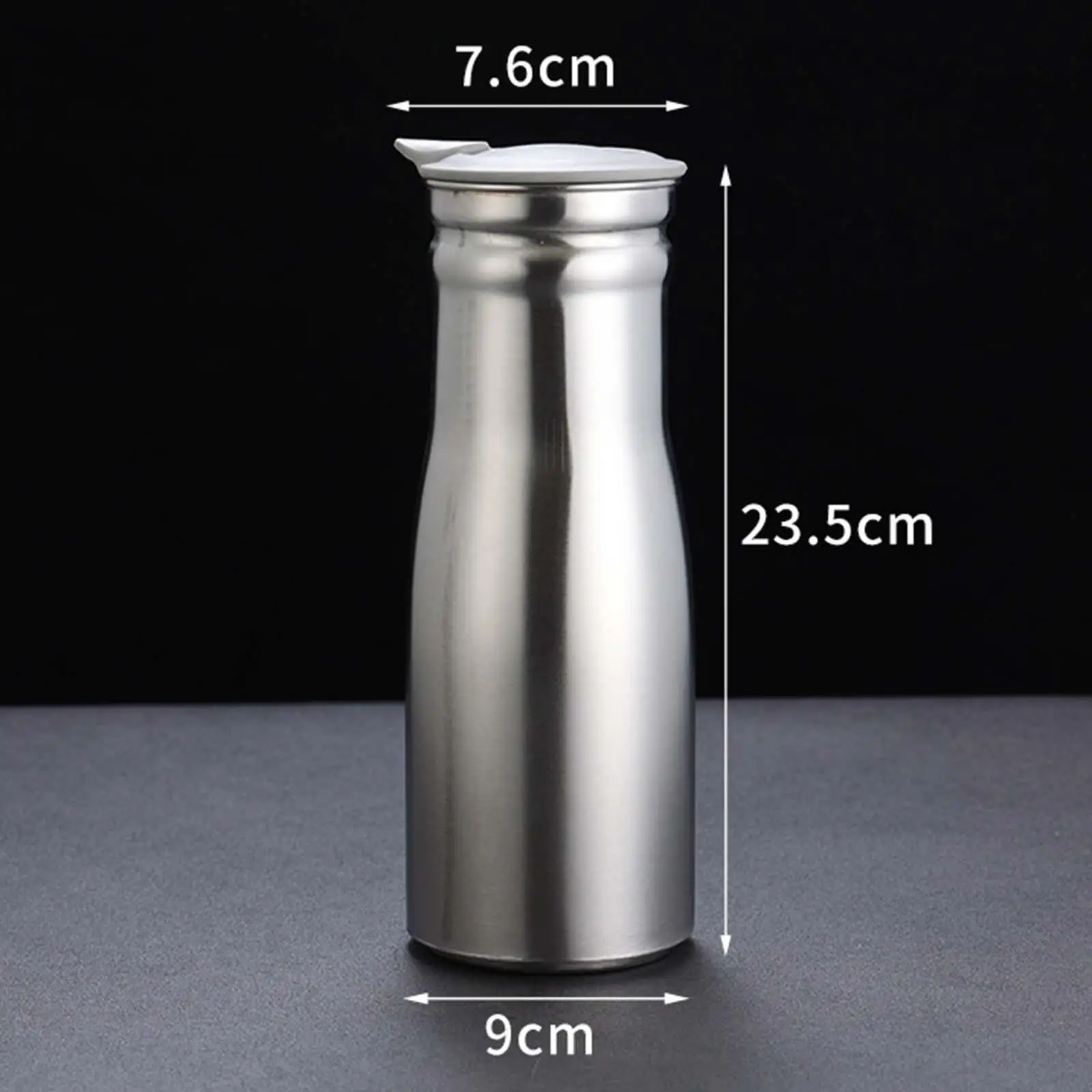 Stainless Steel Water Jug Lemonade Kettle Cold Water Tea Kettle Teapot Sealed Lid Iced Tea Pitcher Multiuse for Milk Lemonade