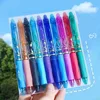 6/12pcs Erasable Gel Pen set Fine 0.5mm Point Tip Retractable Magic pen Large Capacity Suitable for School Supplies Erasable Pen 3