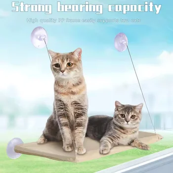 Cat Window Hammock Bed with Suction Cups Space Saving Hanging Perch 3