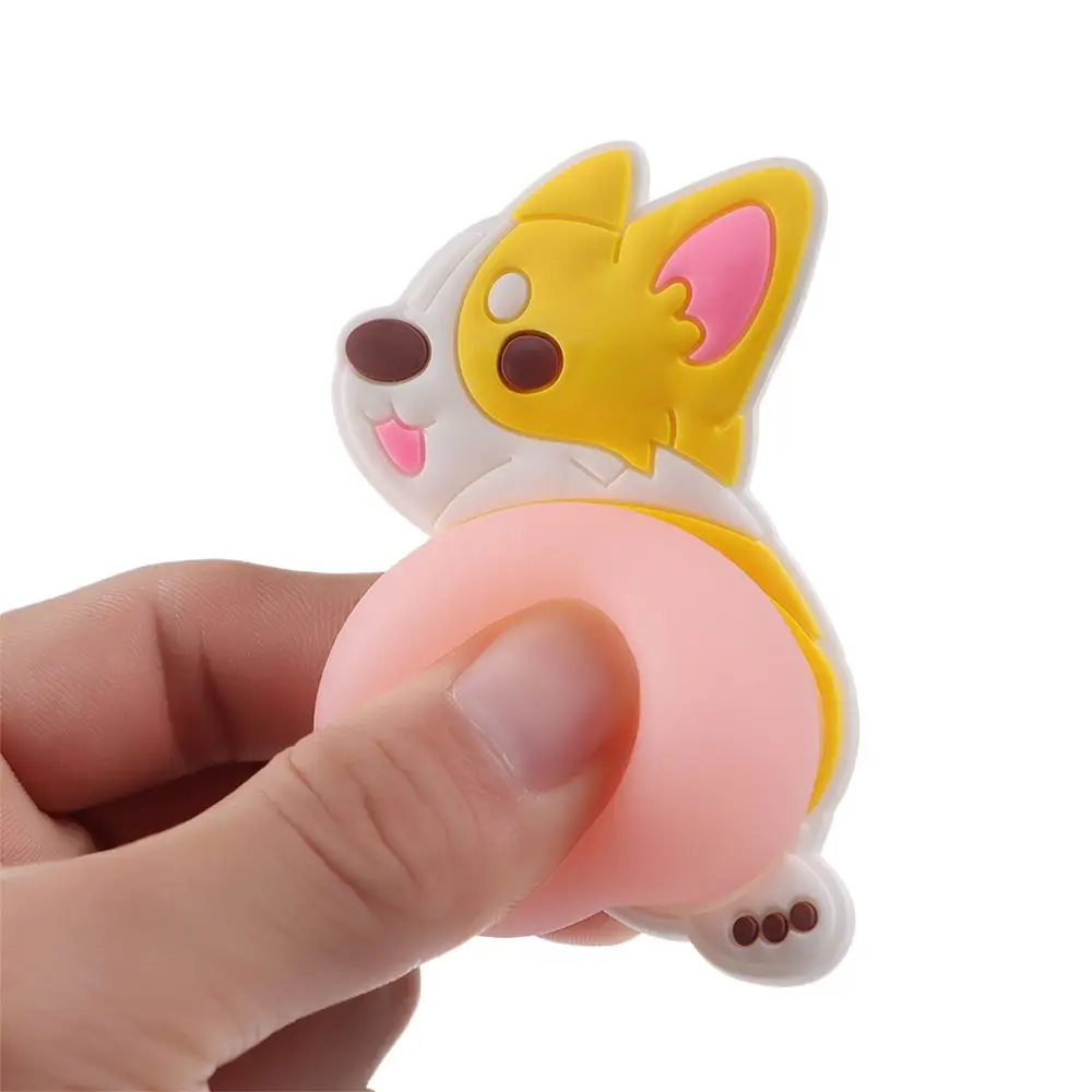 Anti-collision Stickers 1Pair Cartoon Cute Animal 3D Silicone Butt Door Stop Refrigerator Anti-scratch Phone Decoration For Gift door stopper,silicone door stopper,door stopper bumpers,silicone door sticker