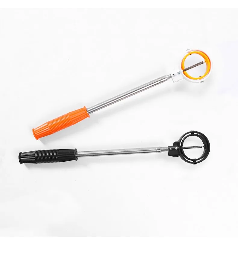 Golf Ball Retriever Golf Ball Pick Up Tools Stainless Steel Shaft Scoop Automatic Locking Picker Portable Golf Ball Catcher