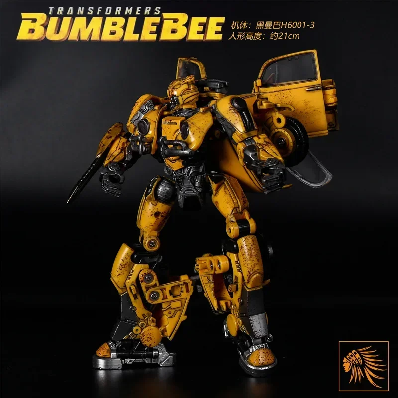 변신로봇  Transformers Repainted Version Of Taiba Battle Damage 6001-3s Ys03s Transforming Toys Bumblebee Beetle Model Figure Robot Gifts 