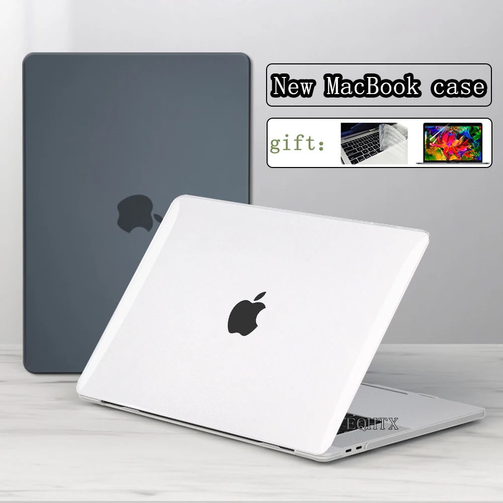 

For Macbook Air 13.6 15 A2681 transparent Cover M1 M2 M3 Chip Pro 14 16 case Touch Bar Mac Book Pro 13 inch A2338 Laptop Case