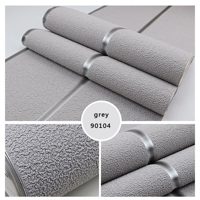 9.5M โมเดิร์น Buckskin กํามะหยี่วอลล์เปเปอร์ม้วนไม่ทอ 3D ลายห้องนั่งเล่นห้องนอน TV พื้นหลังกําแพงสติกเกอร์ตกแต่ง 2023 1