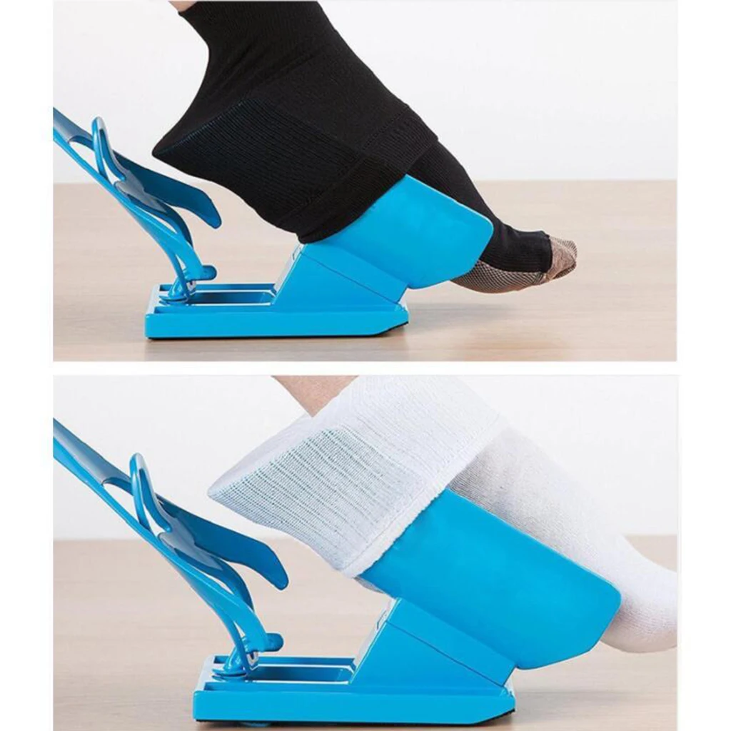 Flexible Sock Aid Kit Slider Sock Helper Aide Tool Putting on Socks Men Women Elderly Assist Device Puller sock aid kit