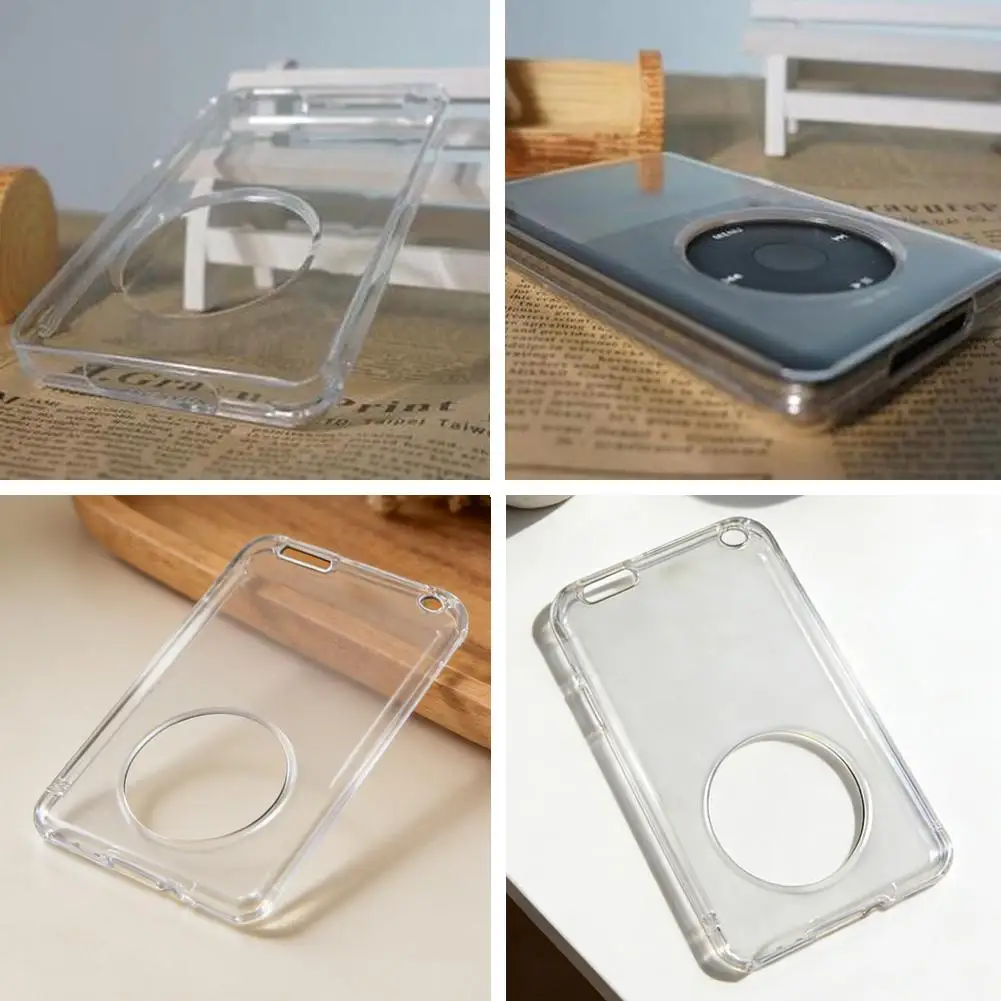 Transparent Crystal Clear Hard Shell Case for Portable Media Players