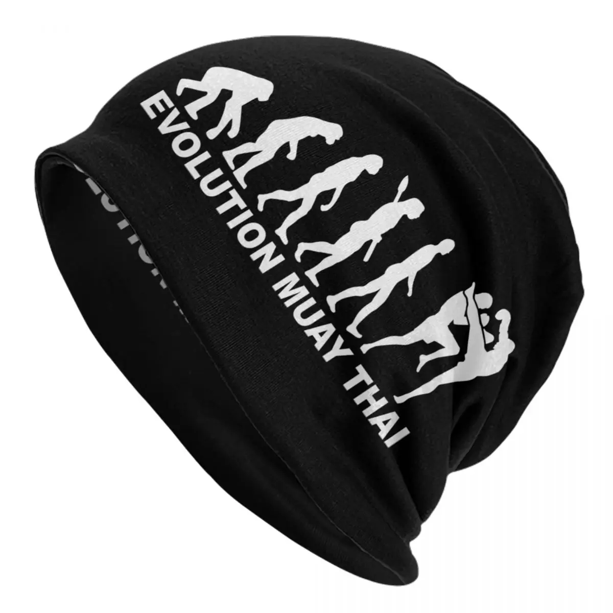 

Evolution Muay Thai Bonnet Hat Knitted Hat Men Women Unisex Martial Arts Fighter Boxing Warm Winter Skullies Beanies Caps