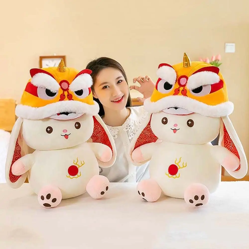 

Auspicious Rabbit Plush Animal Toy Rabbit Cosplay Lion Dance Rabbit Doll Stuffed Toys Rabbit Plush Toy Bunny Plush Doll