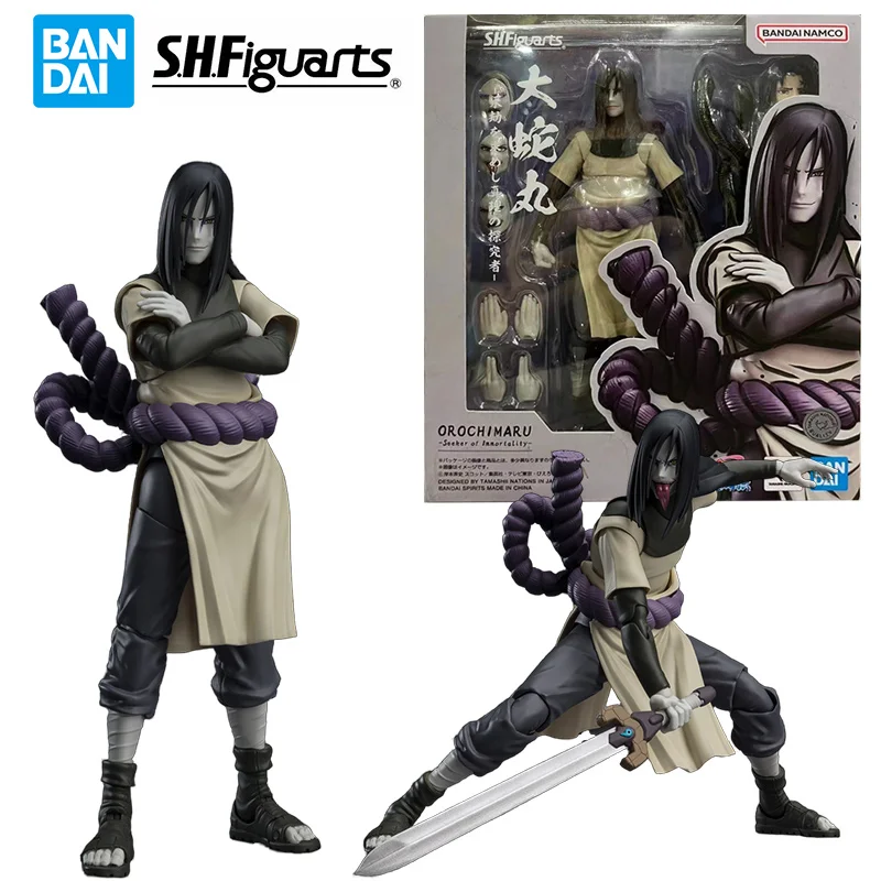 

Фигурка Bandai Namco S.h.figarts Orochimaru Naruto Shippuden 16 см, аниме, Оригинальная фигурка, игрушка, подарок на день рождения, коллекция