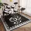 Drum Set Carpet for Study Bedroom Sound-absorbing Silent Mats Home Non-slip Sound Insulation Mat Piano Shock-absorbing Rug Tapis 1