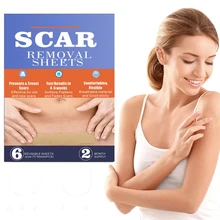 

6 Sheets Daily Reduces The Appearance of Old New Scars Scars Removal Treatment Scar Sheets Tummy Tuck Surgery Body Care Sheets