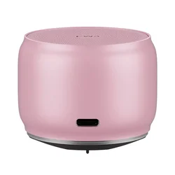 EWA Mini Portable Bluetooth Speaker - Aluminum Alloy, Deep Bass, High Volume, Indoor/Outdoor Wireless Sound System (Pink)