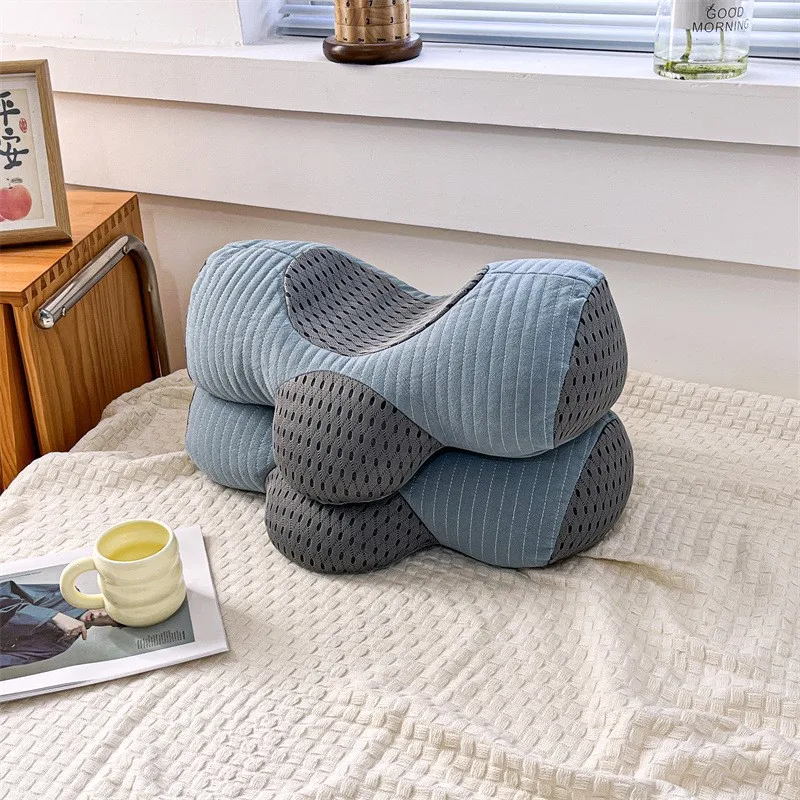 Warming Cervical Protection Pillow Buckwheat Pillow Multi Functional Adult Elderly Pillow Curved Adult Bow Plus High Pillow 2024 5