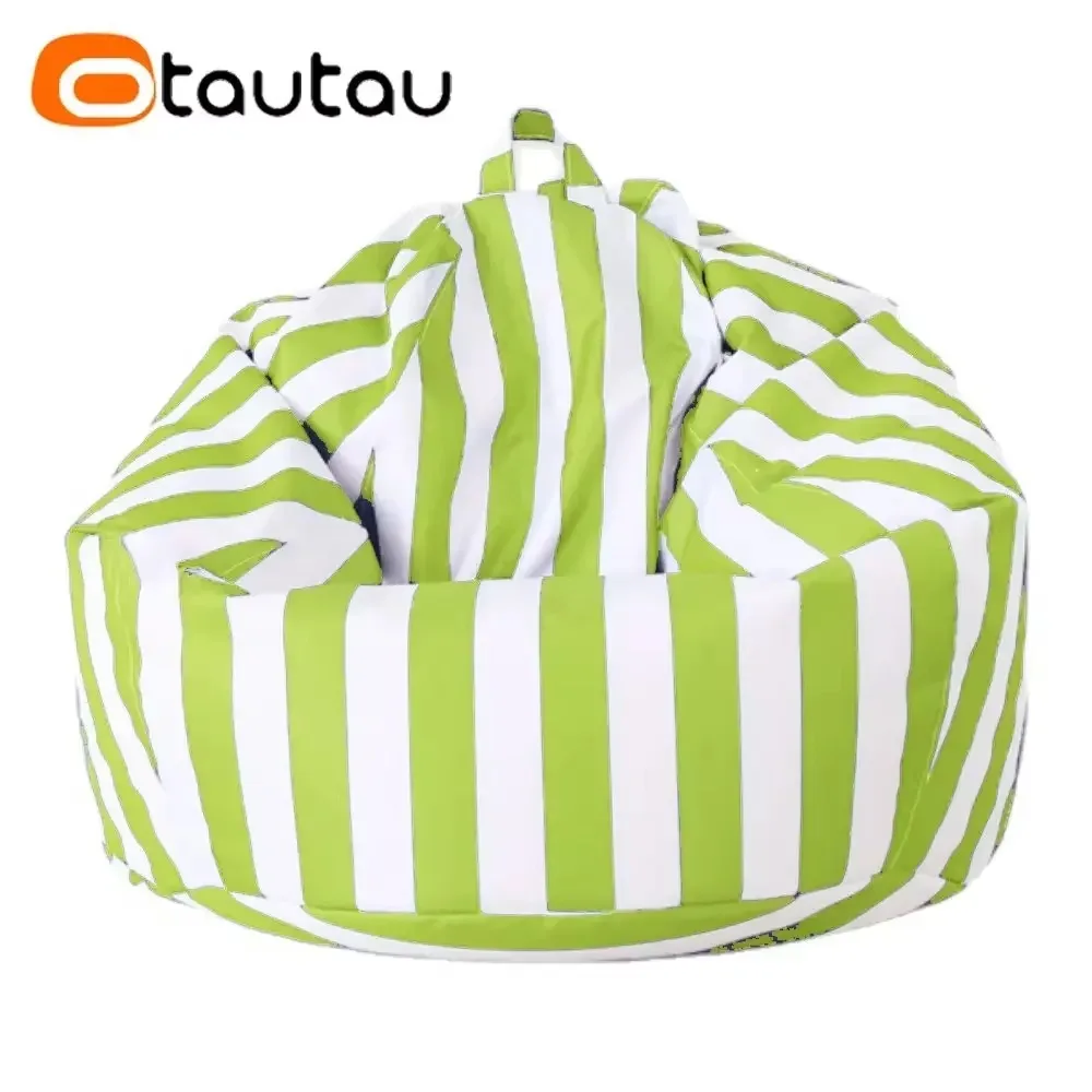 OTAUTAU Filled Outdoor Bean Bag Pouf With Filler Waterproof Puff Salon Beach Garden Beanbag Chair Corner Seat Puf Sac DD046 bean bag chair