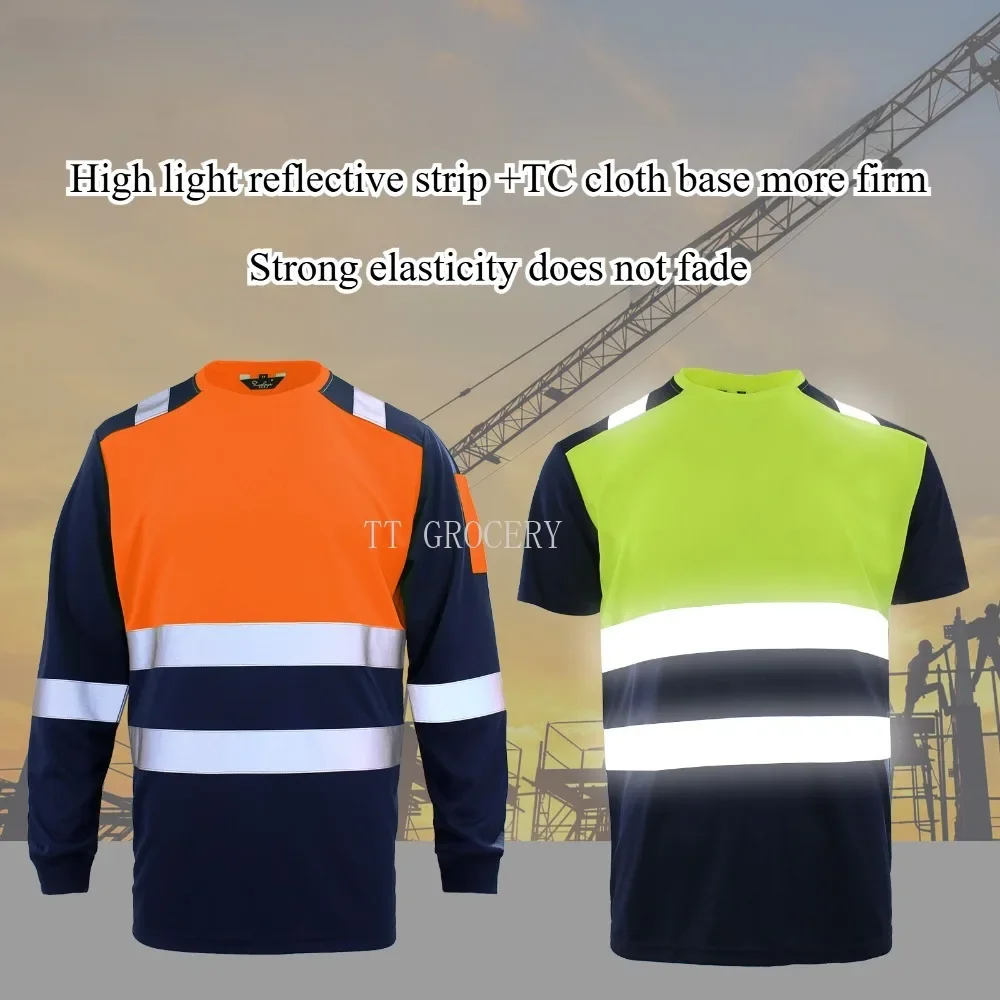 Work T Shirts Safety Clothing men t shirts work polo shirt