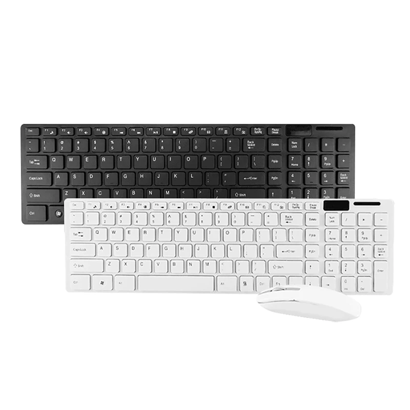 Ultra-Thin Wireless Keyboard and Mouse Set