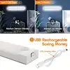 LED Night Light Motion Sensor Cabinet Light Wireless USB Rechargeable Lamp Cabinet Wardrobe Lamp Under Backlight For Kitchen 6