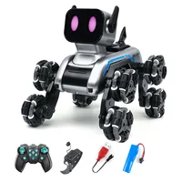 Children'S Smart Toy Remote Control Robot Dog Electric Robot Dog Remote Control Car Eight-Wheel Stunt Robot Dog 1