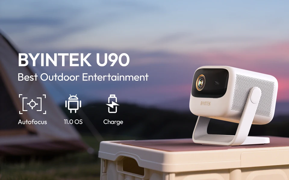 Portable Projector 700ansi Android 11 Wifi Smart 4K Video Support Home Theater w