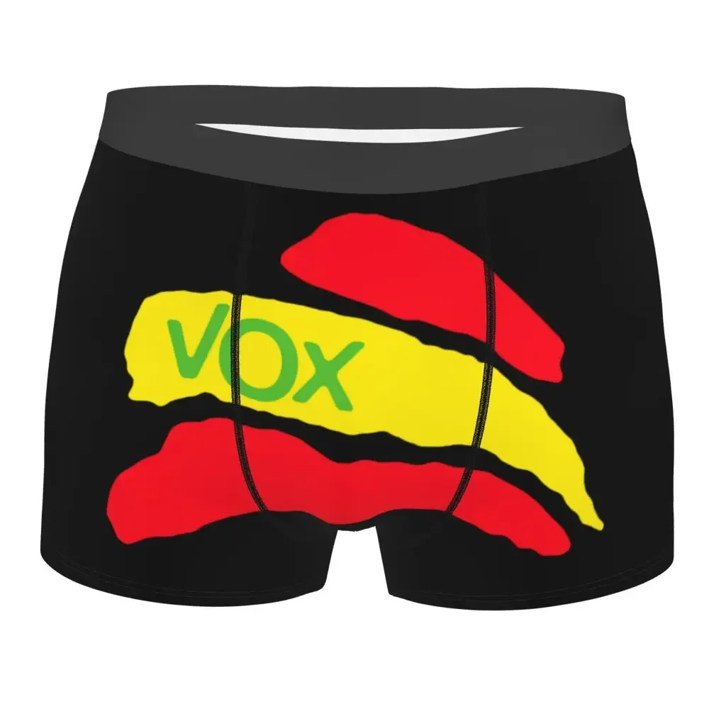Cool Espana Viva Vox Boxers Shorts Panties Male Underpants Comfortable Spain Flag Briefs Underwear