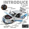1:24 Nissan GTR R34 Skylin Fast & Furious Alloy Car Model Sound and Light Pull Back Children's Toy Collectibles Birthday gift 6