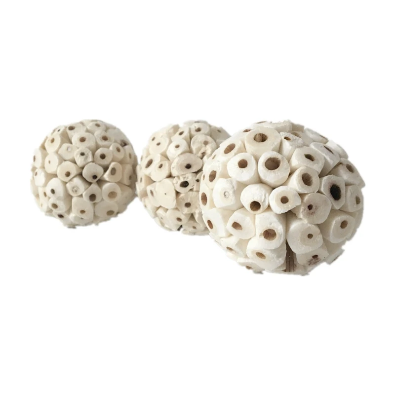 

3pcs/set Pet Teeth Cleaner Chew Ball Molar Toy for Hamster Rabbits Parrots New Dropship