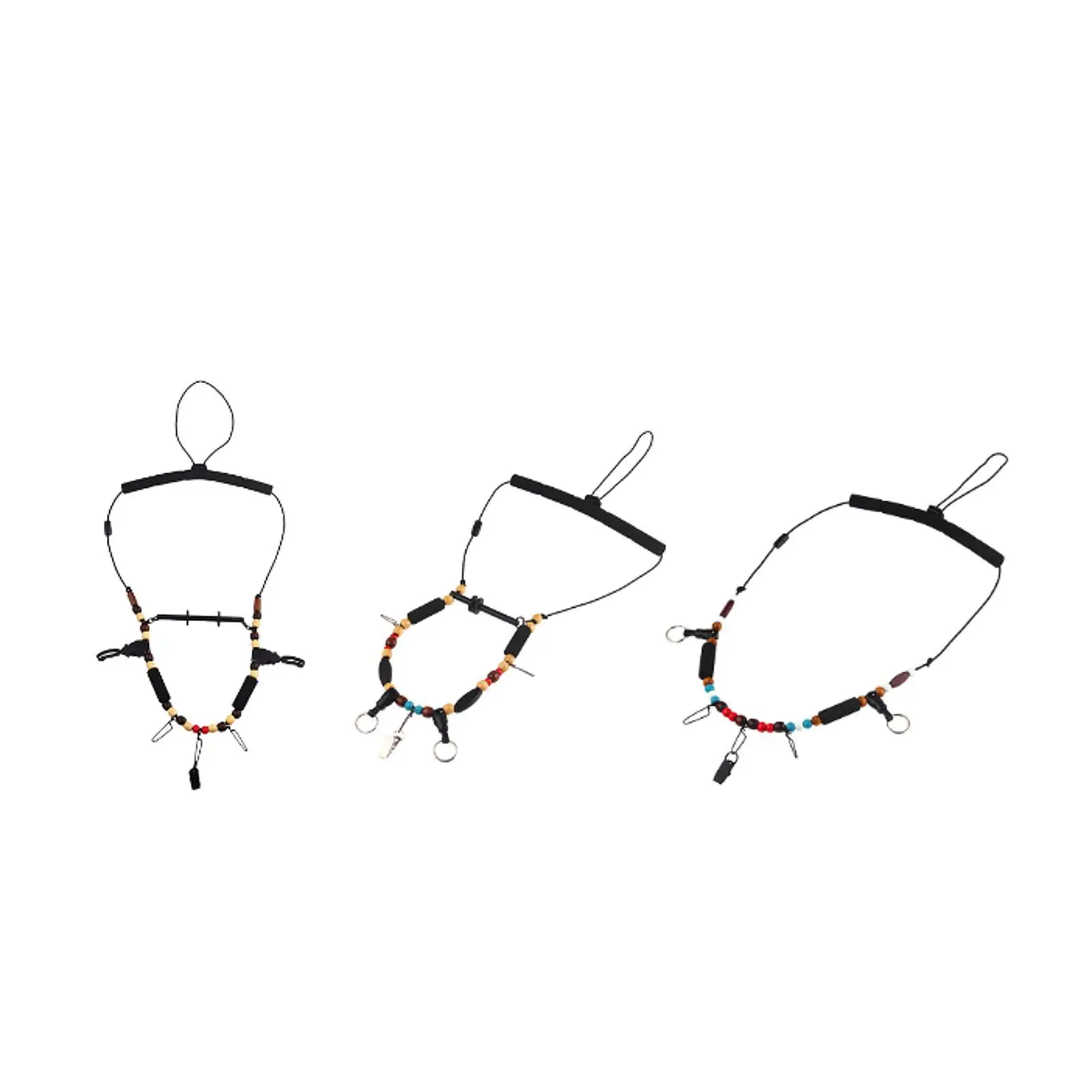 Fly Fishing Lanyard Necklace Organizer Hanging Necklace Adjustable Fishing Accessories Fly Fishing Necklace Tool Portable