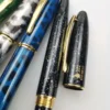 Kaigelu 222 fountain pen pure copper rod screw cap titanium-plated nib rotating ink absorber school office gift pens stationery 4