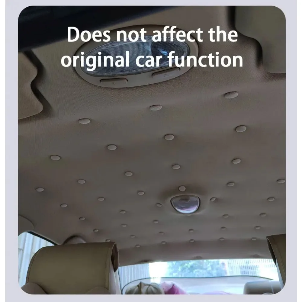 Car Fastener Clips 40Pcs Car Ceiling Repairing Screw Auto Interior Roof Cloth Clip Fixing Rivet 2cm Universal Roof Repairing Accessories