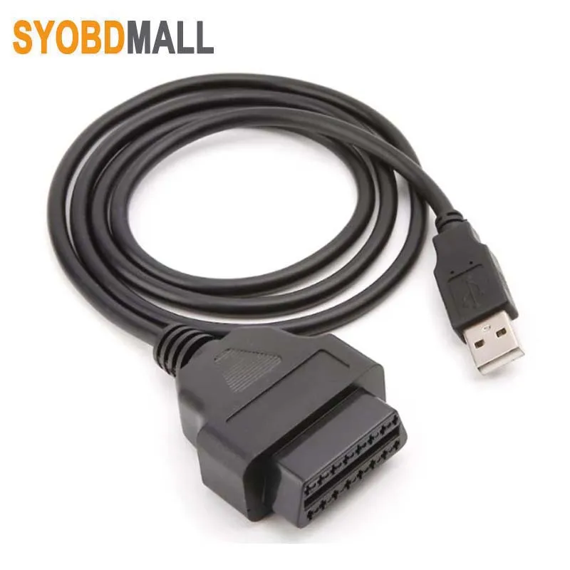 1 Meter OBD2 16-pin Female To USB Charge Cable 1 M for Car Driving