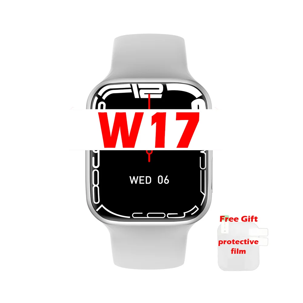 IWO W17 Smartwatch 1.9inch Full Display Smart Watch Series 7 45MM Bluetooth Call Heart Rate Tracker Sleep Tracker PK W27 W37 