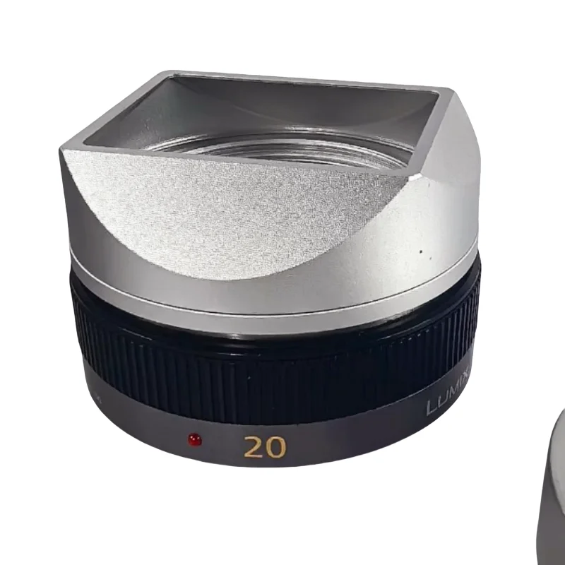 Metal Square Lens Hood With Cap for Panasonic LUMIX G 20mm F1.7
