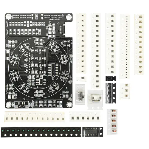 SMD Components Difficult Soldering Practice Board Kit SOP QFP/N BGA Double-sided SMT Soldering Skills Training image 8