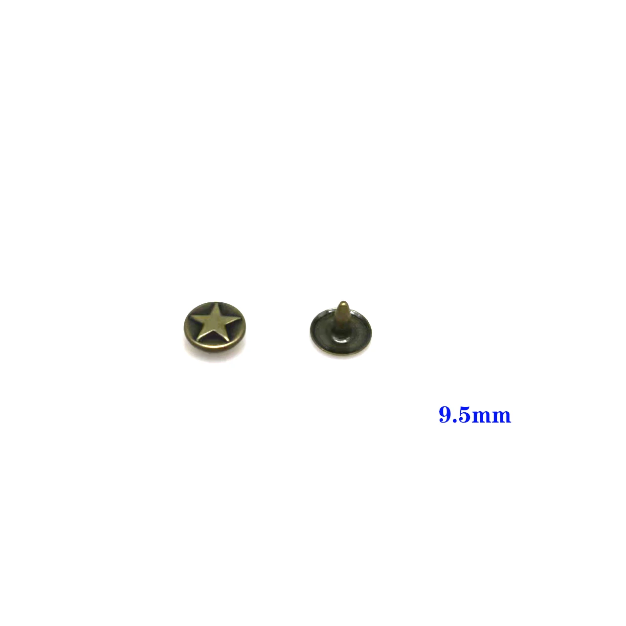 RIVET,gold--Rivets en laiton de 100mm pour jeans, 9.5 ensembles de ...