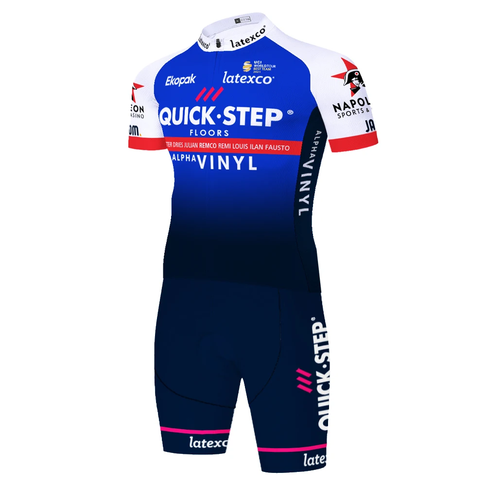 quick step cycling skinsuit Cycling Clothing triathlon one piece Bodysuit roupa ciclismo Bike Clothing tenue cycliste homme