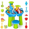 Kids Sand Water Table Toys for Toddlers 3 in 1 Sand & Water Play Table Beach Toy for Kids Table Activity Sensory Play Table Toys 4