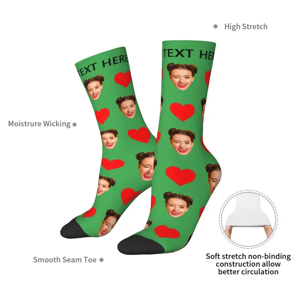 Personal Custom Avatar Printed Socks Cozy Sport Middle Tube Socks Cotton for Unisex Birthday Present 76 S9b7ec897426e4a108f6b28f9de4dd22dw
