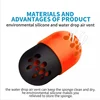 1PC Soft Silicone Sponge Storage Box Egg Stand Powder Puff Drying Holder Mildew Proof Cosmetic Puff Beauty Case Makeup Accessory 3