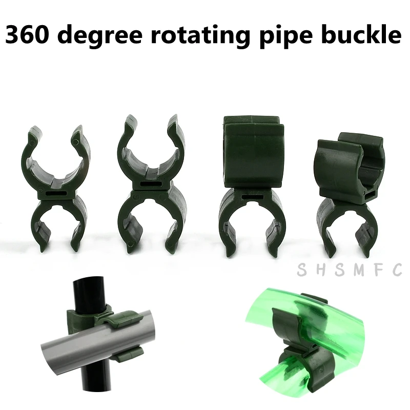 220 PCS 11/16/20mm Pipe Clamps 360 Rotation Fixed Tube Aquarium Fish