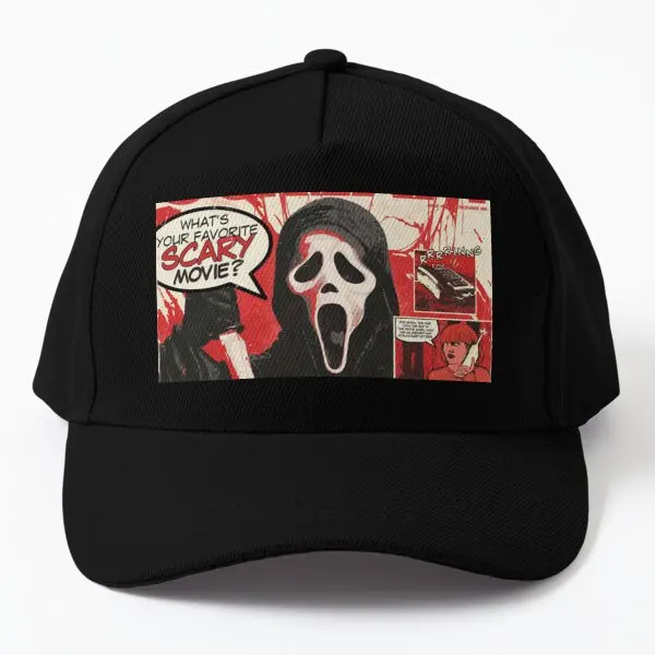 

Scream What Is Your Favorite Scary Movi Baseball Cap Hat Sun Outdoor Sport Printed Summer Casquette Spring Snapback Boys