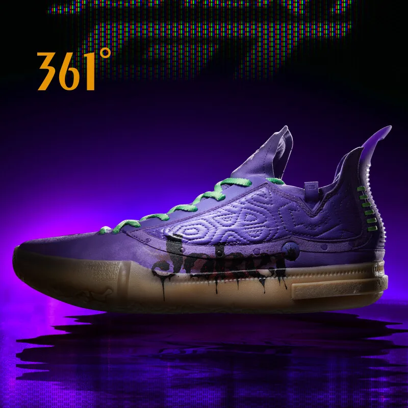 361 Degrees Joker 1 GT Men Basketball Shoes New Trendy Leather