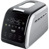 Bread Maker Machine, 3 LB XL 12-in-1 Programmable, BPA-Free & Nonstick Ceramic Pan, Digital Touch Panel, 3 Loaf Sizes, 1