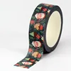 NEW 1PC Decorative Christmas Patterns Washi Tape Set DIY Scrapbooking Journaling Adhesive Masking Tape Cute Stationery 3