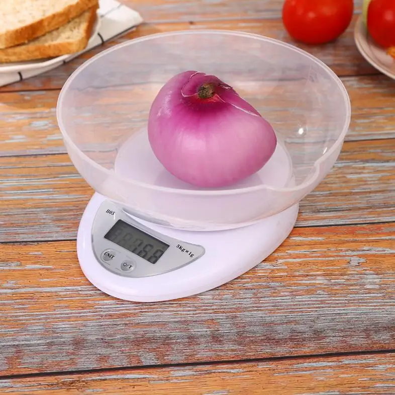 

5kg Portable Digital Scale LED Electronic Scales Postal Food Balance Measuring Weight kitchen accessories