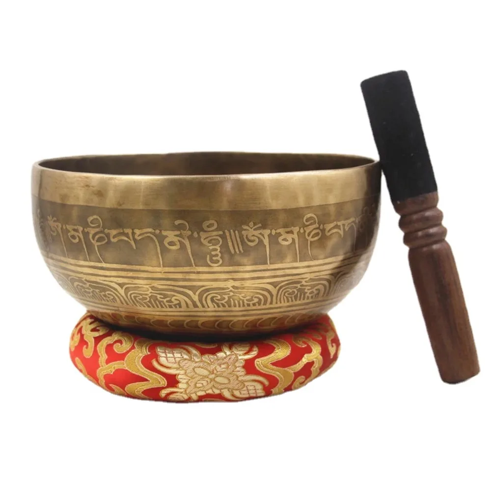 

Tibetan Singing Bowls Set Sound Healing Instrument Massage Nepal Handmade Buddha Sound Bowl Yoga Meditation Accessories