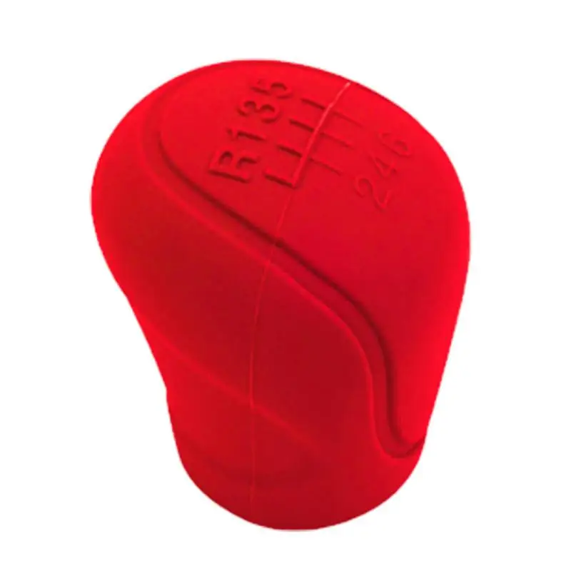 

Silicone Gear Cover Anti-Slip Design Silicone Shift Knob Cover Soft Elastic Anti Skid Automotive Manual Stick Shift Gear Knob
