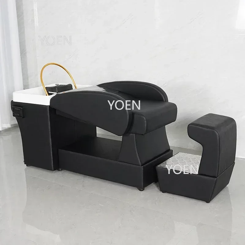 

Beauty Shampoo Chairs Professional Hairdressing Water Circulation Shampoo Chair Hair Wash Bed Cadeiras Spa Furniture GY50GP