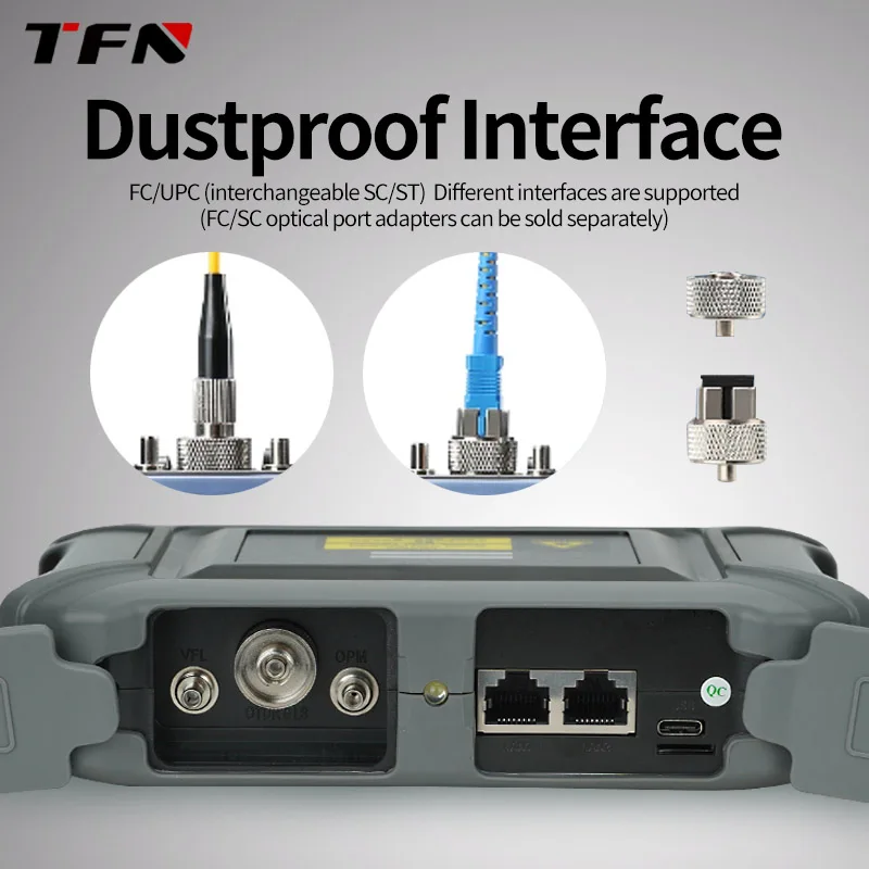 TFN-probador de fibra óptica MN3 SM, OTDR reflectómetro de alta precisión, multifunción, 1310nm/1550nm, 28/26dB